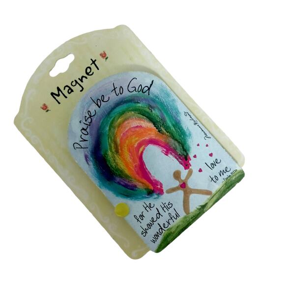 Praise Be To God Magnet – Christian Vintage - Picture 13 of 14